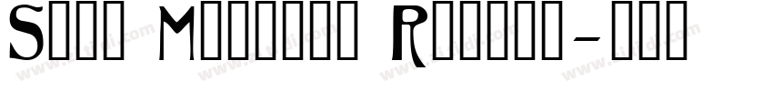 Sage Mondial Regula字体转换